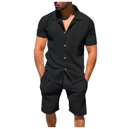 Ensemble homme été anti-transpiration pour rester frais en vacances taille XXL
