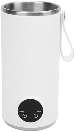 Travel Electric Kettle, Portable Water Kettle with Mixing Function, Adjustable Temperaturem, for Hot Water, Coffee, Tea, Milk, USB Charging, 400ML