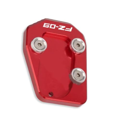 Agrandisseur béquille FZ-09 CNC Rosso plaque aluminium haute précision