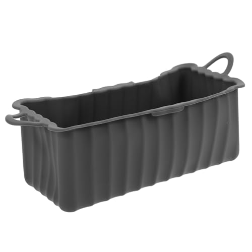 Milisten Grill Grease Cup Liners Square Oil Drip Pan Replacement Reusable Silicone Liner for Griddle