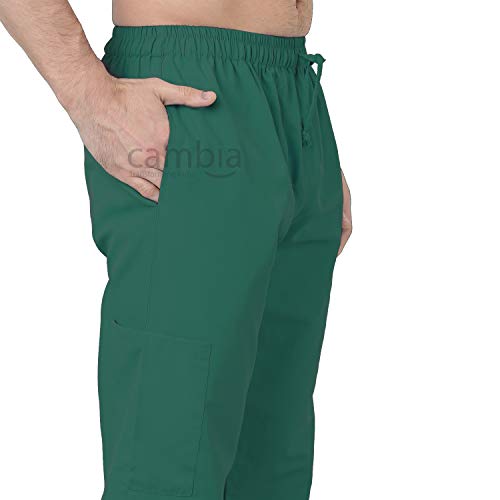 Image of Cambia Scrub Suits for Doctors Men /OT Dress Unisex (XS, Bottle Green)