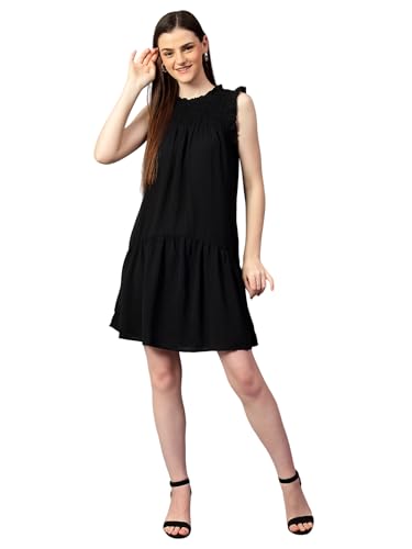 Image of KOTTY Women's Dashing Designs Charmed Whisper Black Dress