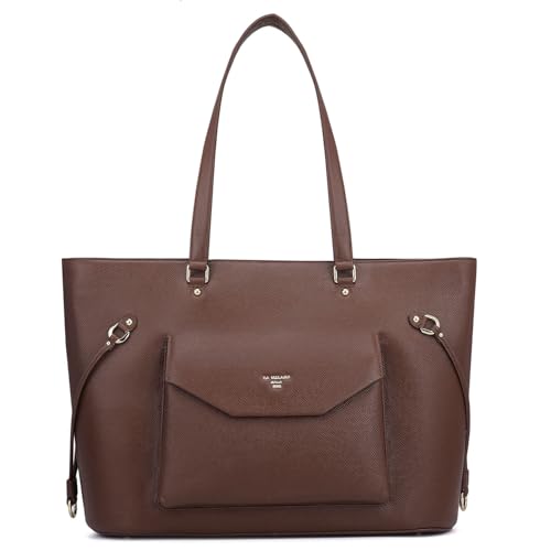 Image of Da Milano Leather Tote Bag for Women (00435B)