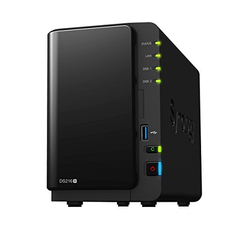Preisvergleich Produktbild Synology DS216+ Desktop NAS Sytem (2-Bay)