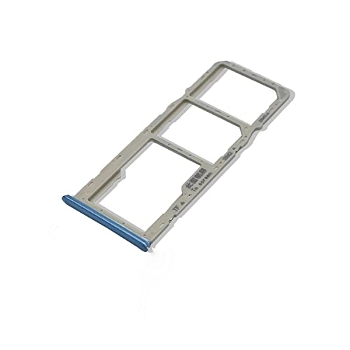 Eonpam Original DUAL SIM Card Slot Tray Holder Replacement for (Oppo A15) Incl SIM Pin (Blue) - Image 2