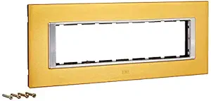Anchor By Panasonic 66908GD Roma Urban Modular Polycarbonate 8M Square (Gold, Pack of 5)
