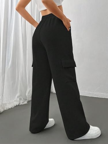 Image of KATECLO Women's Multi Flap Pocket Side Drawstring Waist Sweatpants