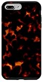 Dark Orange Tortoise Shell Pattern for Modern Aesthetic Case for iPhone 7 Plus/8 Plus