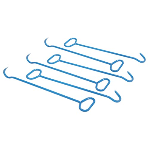 DNYSYSJ Manhole Cover Hook Tool, 30-inch Versatile Lifting Hook with D-Handle, Hexagonal Alloy Steel for Heavy-Duty Lid Lifting, Ergonomic Design for Safe and Easy Operation