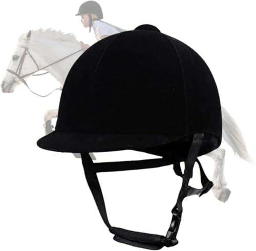 乗馬用ヘルメット、黒の,防具、サイズ調整可能、洗える帽子、インナーパッド付き、男女兼用、軽量、ヘルメットと乗馬用品 (黒(蝶ネクタイ),頭囲60cm)