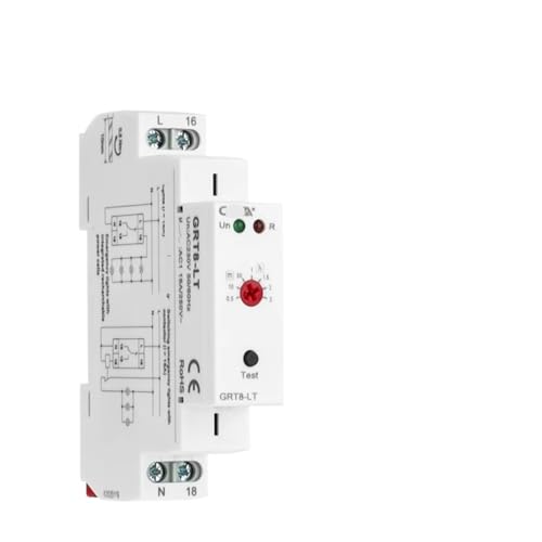 Testeur de lumière d'urgence temporisé 0.5-180 min avec interrupteur rotatif
