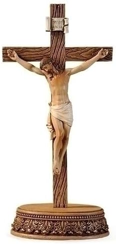 Joseph's Studio by Roman, Cross and Crucifix Collection, 8.5"H 2 PC SET CRUCIFIX, Home Décor, Devout Gift, Prayerful Inspiration (2x6x8)