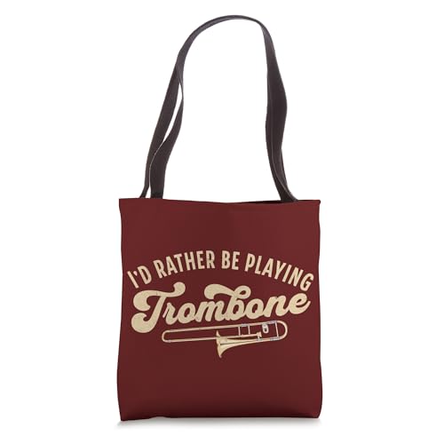 Bolsa Tote Divertida para Trombonista miniatura 1