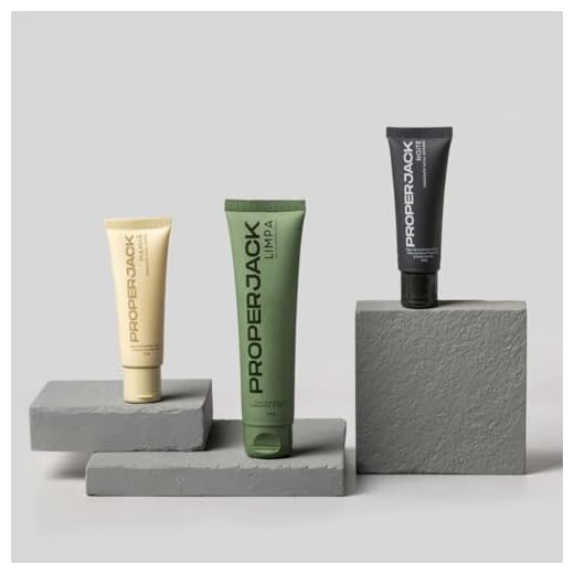 Trio Anti Ressecamento Masculino - Skincare Masculino - Proper Jack - Solução para Peles Ressecadas