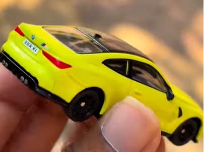 Image of CCA BMW M4 Die-Cast Collectible Toy Car, 1:64 Scale (Green)