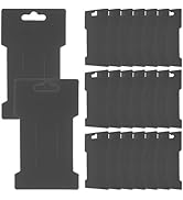 KALLORY 100Pcs Hair Clip Cards Hair Barrettes Display Cards for Jewelry Holders Kraft Paper Organ...