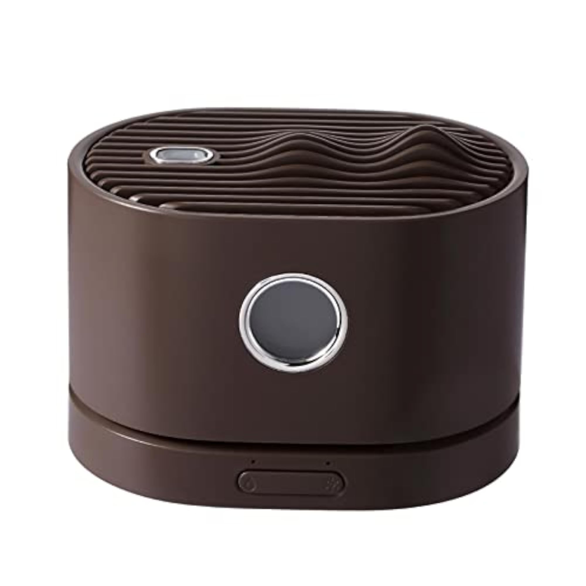 LICHTS Aroma Essential Diffuser Mist Humidifier Silent for Office Desktop Brown