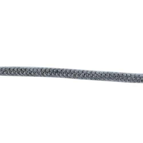 Orivin Ofendichtungsschnur, Kamindichtungsseil, Holzofentürdichtung, 8 mm x 3 m, schwarzes Fiberglas