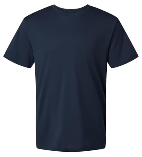 Joe's USA Men's Athletic All Sport Training T-Shirt ,Navy ,Large