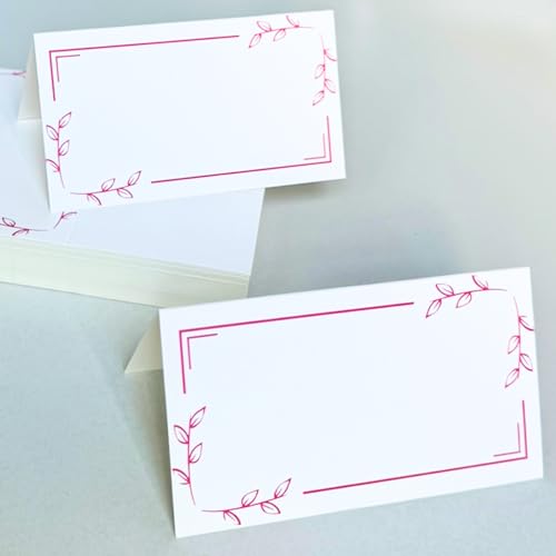 image for TownStix 50 Pieces - Name Place Cards for Table Setting - for Wedding 
