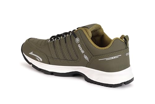 Image of AADI Men's Comfortable Lightweight Synthetic Leather Running, Walking & Gym Casual Sports Shoes