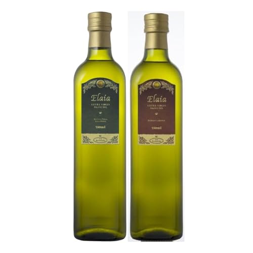 EXオリーブオイル エライア グリーン・レッド 2種2本セット(化粧箱入り)