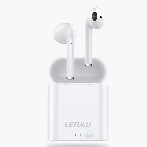Headsets Upgraded Wireless Headphone Magnetic in-Ear 3D Stereo Bluetooth Earbuds,with Touch-Control IPX5 Waterproof Pop-ups Auto Pairing,for iOS/Airpod Sports Earphone