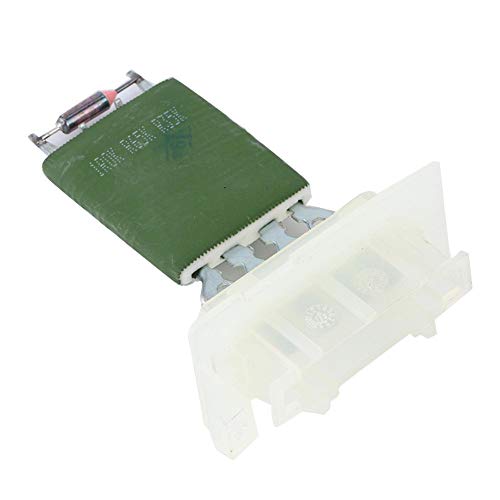 Image of Qiilu Mini R56 Blower Resistor, Heater Blower Motor Fan Resistor, 64111499121, Green, Push Button Actuator, Automatic