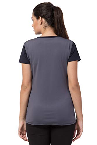 Image of BLUECON Combo Pack Solid Polyester Slim Fit Half Sleeve Women Tshirt /Multicolor Short Sleeve Tshirt for Women Sport Wear