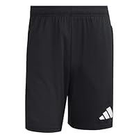 adidas Men's Entrada26 Training Shorts, Black/White, L