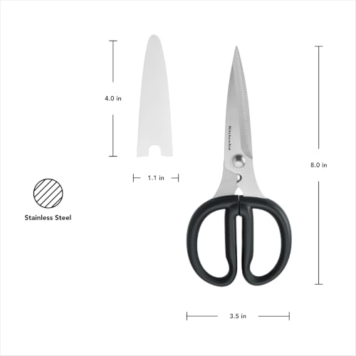 Image of KitchenAid Universal All-Purpose Shears, 8-Inch, Black