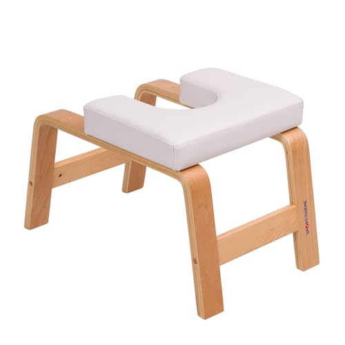 Sport-Thieme Kopfstandhocker Yoga | 2-in-1 Hocker und Sitzfläche | Schont Hals und Wirbelsäule | Muskeltraining | Gepolstert | Schwarz
