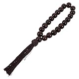 Design raffiné : le design en bois et en perles de prière en forme de levier de vitesse apporte une touche d'élégance à l'intérieur de votre voiture. collier de perles pour homme, perles de