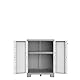Terry - Sequoia 680, Schrank mit 2 Türen, 1 verstellbarem Regalboden, Holzoptik-Finish, für überdachten Innen- und Außenbereich, 68x39x93,5 cm