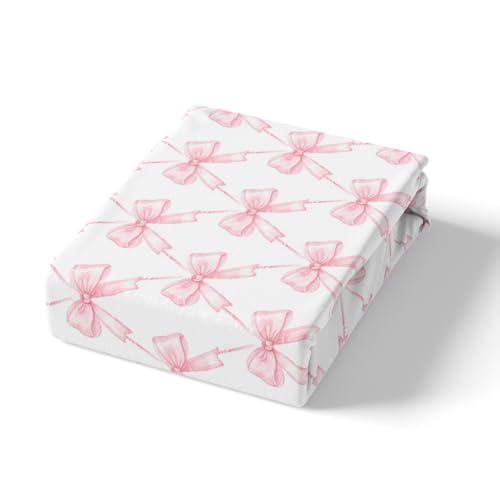 Housse de couette fermeture éclair finie la corvée du lit double rose nœud mignon