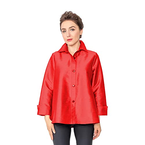 IC Collection Button Front Blouse - 4442J