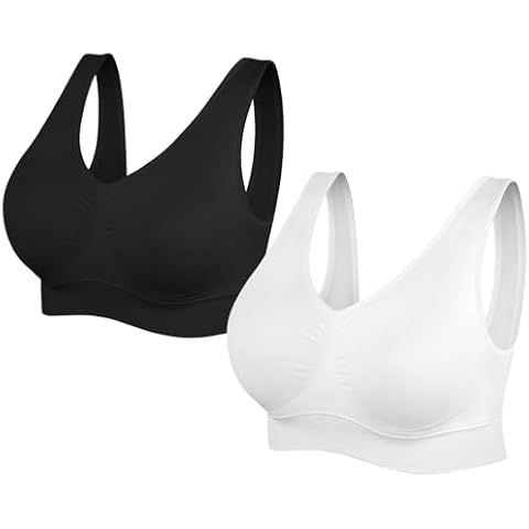 SIMIYA Comfort Bra, Womens Sports Bras Plus Size Sleep Bras Cover