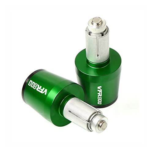 Embout de guidon moto contre les vibrations pour Honda VFR800 2002-2017 vert