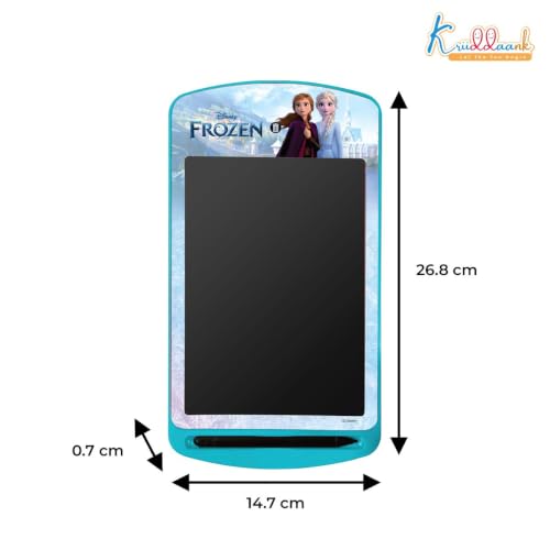 Image of Frozen 10.5 Inch LCD Writing Tablet, Electronic Drawing Pad for Kids,Rewritable Doodle Board & Travel Slate,Learning & Educational Birthday Gift for Girls & Boys 3-9 Years Old,Turkish Blue