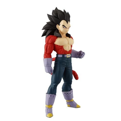 Banpresto Figura de Accion Vegeta Super Saiyan 4 Dragon Ball GT - Solid Edge Works 19cm - BP29904P Multicolor - Figura Coleccionable - Ideal para los fanáticos del Anime