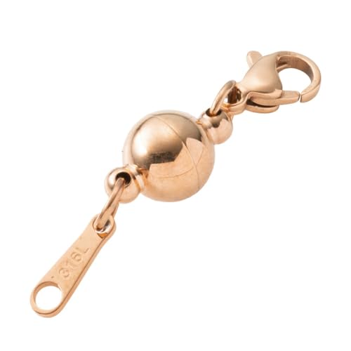 [Ｃｒｅａｍ　ｄｏｔ．] クリームドット マグネットクラスプ サージカルステンレス 金属アレルギー 人気 ネックレス マグネット式留め具 1秒着脱 ワンタッチ 簡単装着 つけっぱなし 強力 便利 【B：ピンクゴールド】