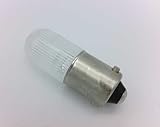 RADWELL Verified Substitute BF321-0CW-028B-SUB BI-Polar, T3-1/4, Designed for 28V AC/DC, 100K HRS (LED) VS 10K HRS (Incandescent), White, Vibration & Shock Proof