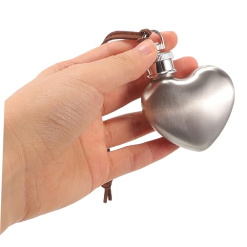 Flacon de vin en cœur acier inoxydable pour activités plein air, flasque compacte 8 pièces - 7