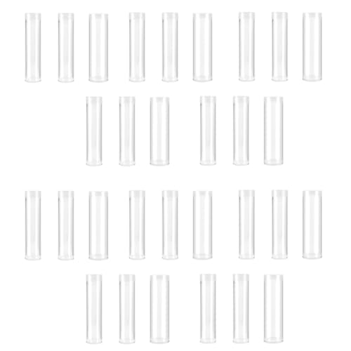 Tubes stockage pour pièces monnaie plastique assorties contre le désordre des pièces