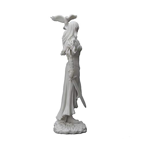 Estatua de Resina Blanca 11 in de Altura miniatura 6