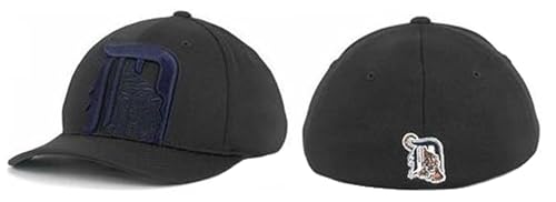 Gorra Flex Fit Detroit Tigers Logo Grande Azul Marino miniatura 1