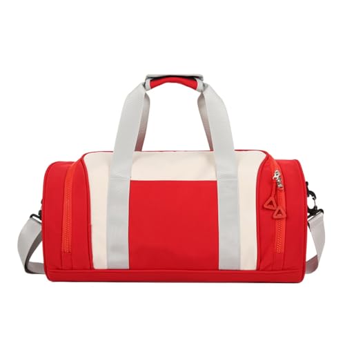 【ChopEase】 ボストンバッグ ダッフル 3way スポーツ 小型 ジム 折りたたみ 旅行 メンズ レディース 撥水加工 超軽量 修学旅行 合宿 出張 アウトドア濡れた状態と乾いた状態分離できるジム、おしゃれなオックスフォード布製トラベル、軽量な荷物