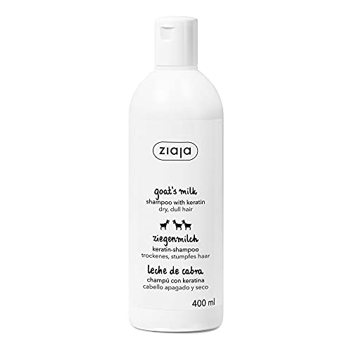 Ziaja Goat’s Milk Shampoo, 400ml - Nourishing Hair Care for Dry & Damaged Hair
