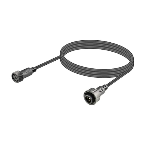 wecan Waterproof DMX Cable, XLR Connection Cable, 3M DMX Extension Cable