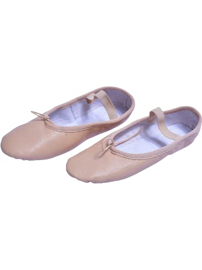 TW Leather Ballet Shoe Slipper for Toddler/Little Kid (us_Footwear_Size_System, Little_Kid, Women, Numeric, Medium, Numeric_12) Pink